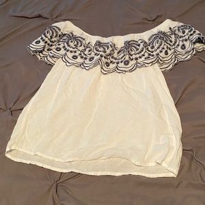 Off the shoulder blouse